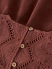 Onellas loose cord dress ls, mahogany, Lil Atelier thumbnail