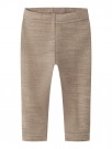 Nilo wo/mo slim leggings baby, sepia tint melange, Lil Atelier thumbnail