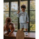 Alvin stripe shorts, sandshell/marina, Fliink thumbnail