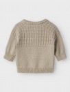 Dajan knit cardigan baby, forest fog, Lil Atelier thumbnail