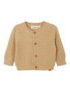 Glivo knit cardigan baby spring, croissant, Lil Atelier thumbnail