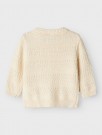 Frako knit cardigan baby, turtledove, Lil Atelier  thumbnail