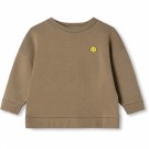 Alvin smiley sweatshirt, pine bark, Fliink thumbnail