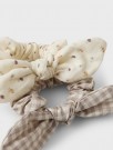 Lalu 2-pack hair elastics, turtledove/etherea, Lil Atelier thumbnail