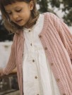 Fabiola knit cardigan baby, misty rose, Lil Atelier thumbnail