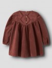 Onellas loose cord dress ls, mahogany, Lil Atelier thumbnail
