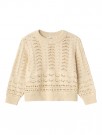 Lale knit, bleached sand, Lil Atelier thumbnail