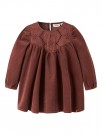 Onellas loose cord dress ls, mahogany, Lil Atelier thumbnail