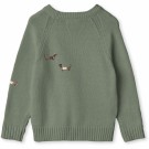 Mahdi dog pullover, hedge green, Fliink thumbnail