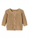 Emlen knit cardigan baby, iced coffee, Lil Atelier thumbnail