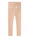Rea slim leggings, rugby tan, Lil Atelier thumbnail