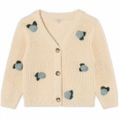 Cool flower cardigan, sandshell, Fliink thumbnail