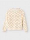 Anna knit cardigan, turtledove, Lil Atelier thumbnail