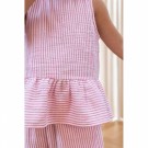 Ciao stripe top, cloud dancer/pink, Fliink thumbnail