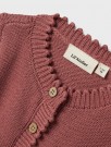 Lola knit cardigan baby, withered rose, Lil Atelier thumbnail