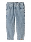 Fundo loose jeans, medium blue, Lil Atelier thumbnail