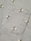 Nelly cord spencer dress, mirage gray, Lil Atelier  thumbnail