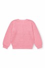 Knitted classic rib cardigan, pink, Copenhagen colors thumbnail