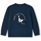 Mahdi knit cardigan, insigna blue, Fliink  thumbnail