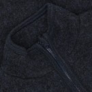 Jacket wool fleece, navy melange, Huttelihut thumbnail