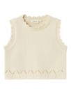 Ramla short knit vest, turtledove, Lil Ateleir thumbnail