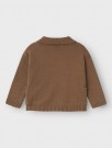 Theo loose knit cardigan, shitake, Lil Atelier thumbnail