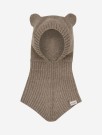 Balaclava bear wool knit, morel, Huttelihut thumbnail