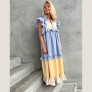 Heart dance dress, beige/light blue, Stories from the atelier by CS thumbnail