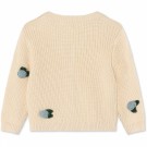 Cool flower cardigan, sandshell, Fliink thumbnail