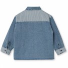 Don contrast shirt, medium denim blue, Fliink thumbnail