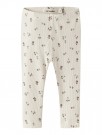 Gago slim leggings baby, turtledove/floral, Lil Atelier thumbnail