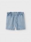 Holly loose denim shorts baby, medium blue, Lil Atelier thumbnail
