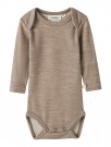 Nilo wo/mo slim body, sepia tint melange, Lil Atelier thumbnail