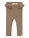 Sophia slim leggings baby, shitake, Lil Atelier thumbnail