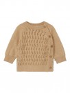Nina wrap knit, warm sand melange, Lil Atelier thumbnail