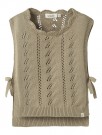 Leou knit vest, twill, Lil Atelier thumbnail
