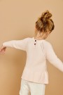 Knitted pullover with frill, soft pink, Copenhagen colors thumbnail
