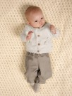 Doreen wide twill pant baby, Oxford tan, Lil Atelier thumbnail