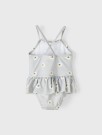 Fiona strap swim suit baby, harbor mist, Lil Atelier thumbnail