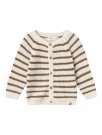 Emlen knit cardigan, stripe/birch, Lil Atelier thumbnail