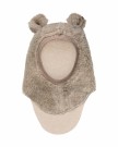 Balaclava teddy wool, camel melange, Huttelihut thumbnail