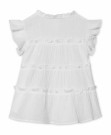 Cha cha tunic, cloud dancer, Fliink thumbnail