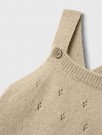 Nalio wool knit overall, safari melange, Lil Atelier thumbnail