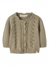 Leou knit cardigan baby, twill, Lil Atelier thumbnail