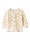 Anna knit cardigan baby, turtledove, Lil Atelier  thumbnail