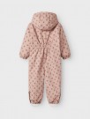 Lasnow10 snowsuit, misty rose/cherry, Lil Atelier thumbnail