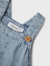 Funda short denim overall, medium blue, Lil Atelier thumbnail