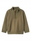 Ilondon sweat half zip, kalamata, Lil Atelier thumbnail