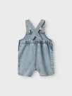 Hilbert short denim overall, light blue denim, Lil Atelier thumbnail