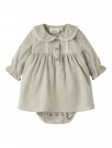 Oleno body dress, moss gray, Lil Atelier thumbnail
